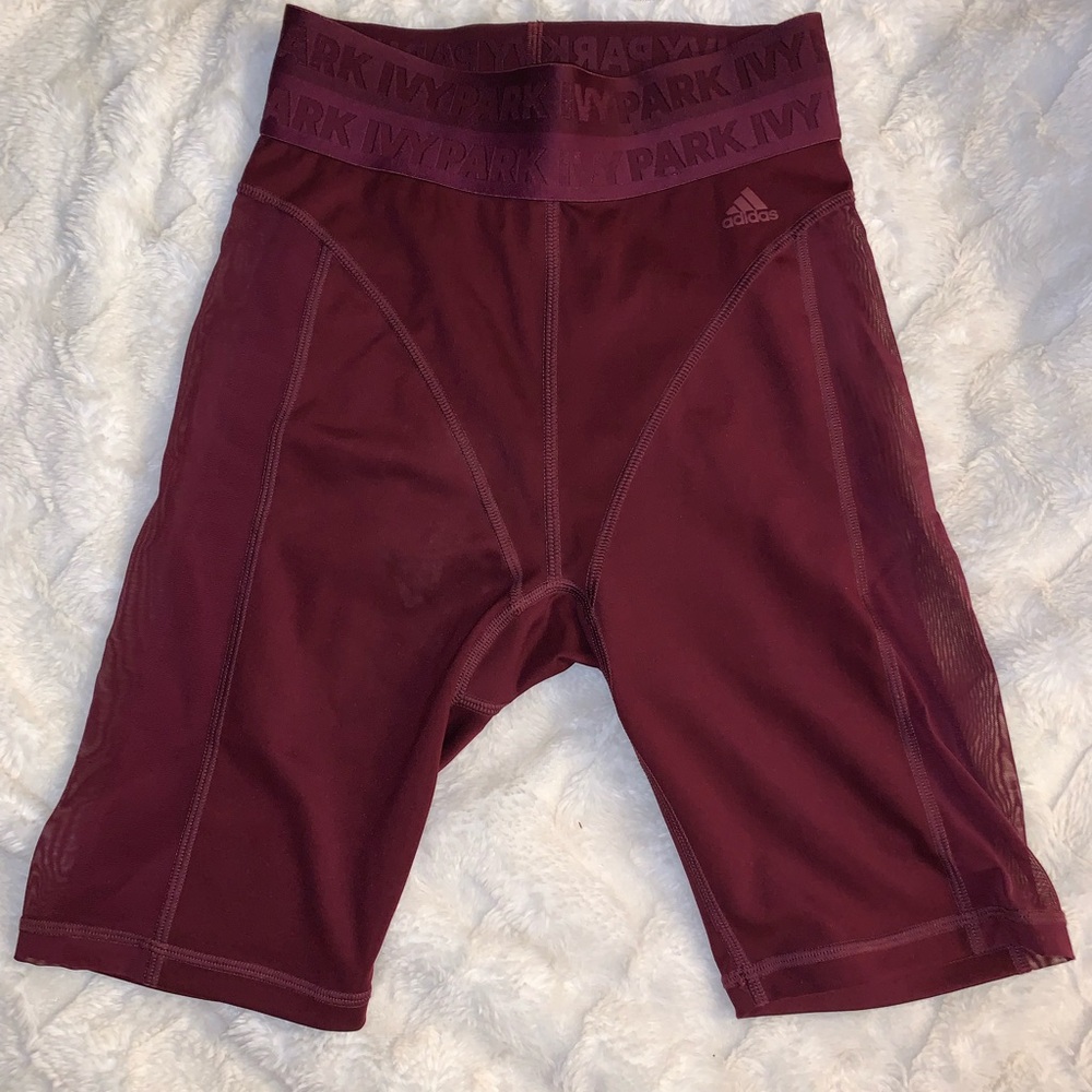 Ivy Park Adidas Maroon Training Shorts